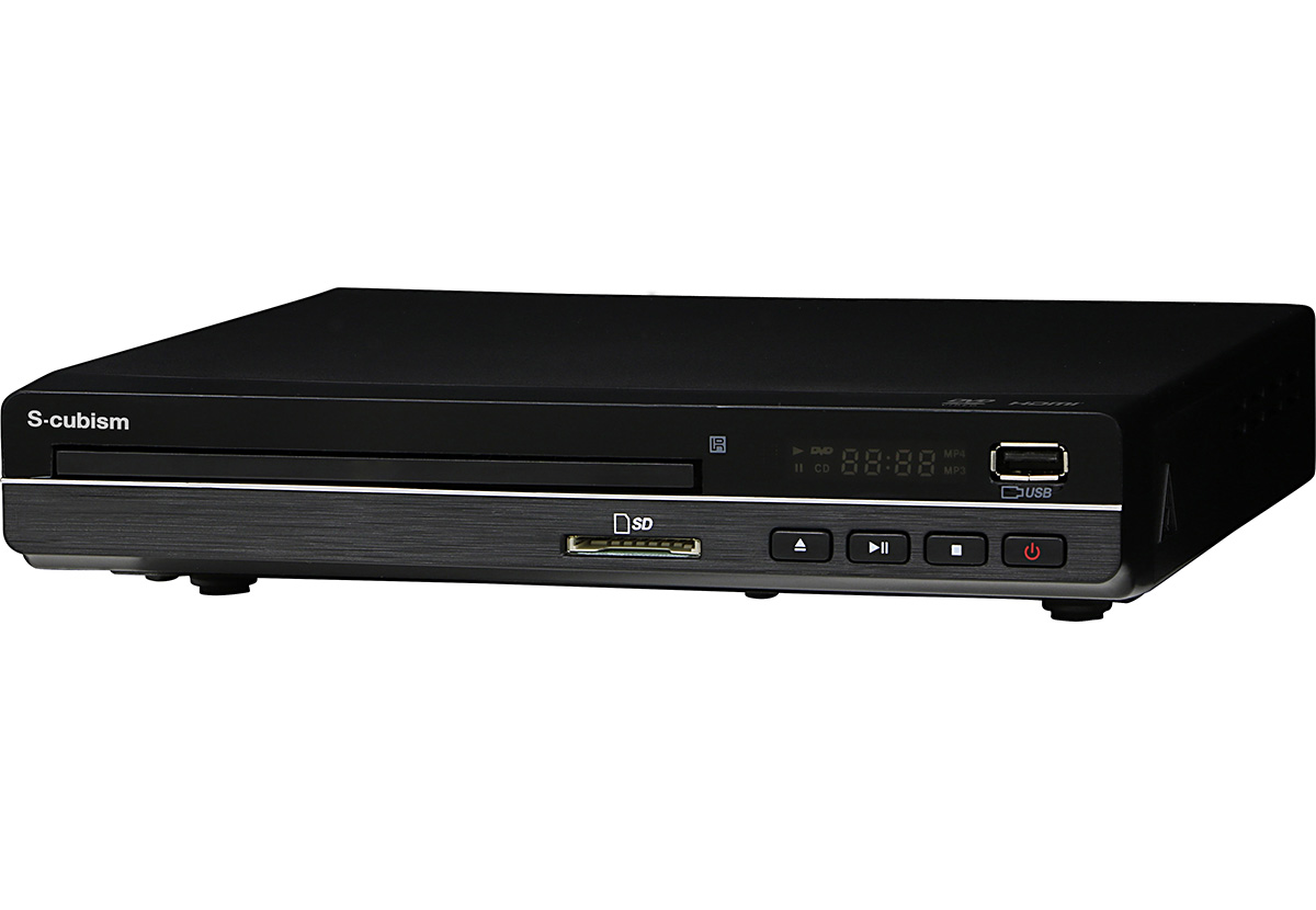 HDMI搭載再生専用DVDプレーヤー（HDMIケーブル付き）（ADV-007）