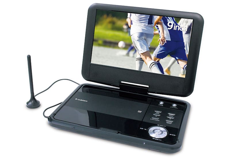 テレビ/映像機器 DVDプレーヤー ワンセグ/フルセグ搭載 9インチポータブルDVDプレーヤー（APD-0901F 
