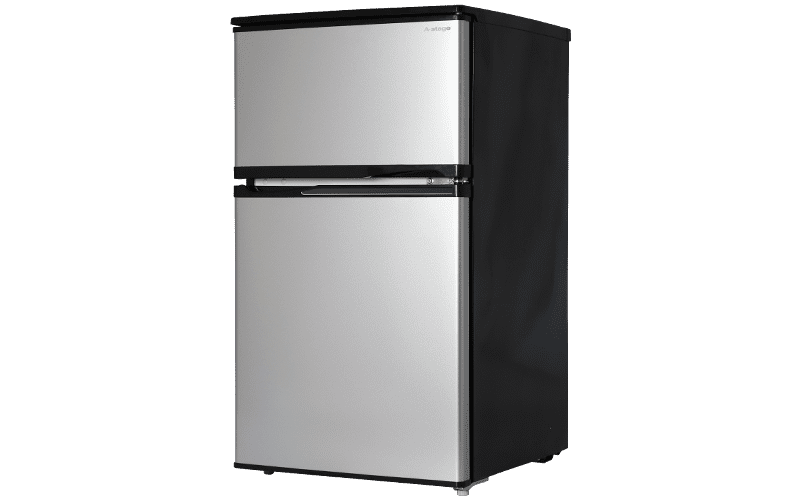 2ドア冷凍/冷蔵庫 90L シルバー