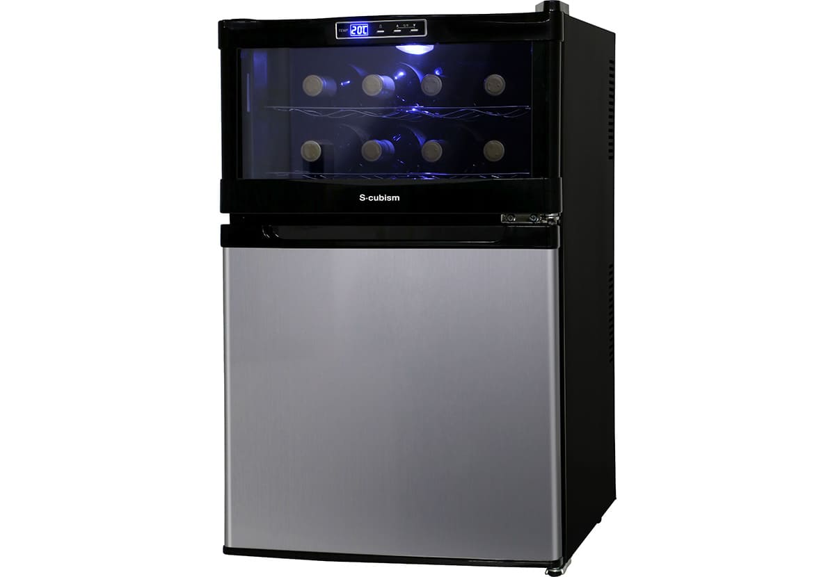 冷蔵庫一体型ワインクーラー（SCW-208S）