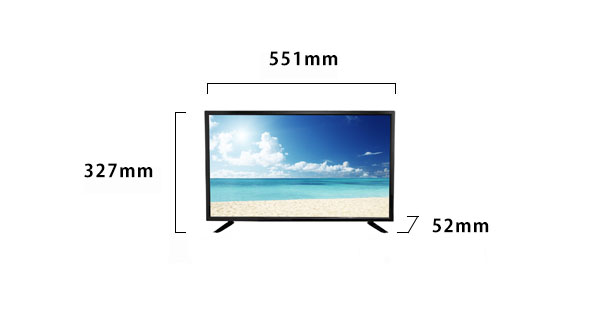 テレビ/映像機器24V型 地上デジタル フルハイビジョン 液晶テレビ SCT